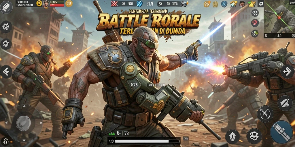 Gameplay seru di <strong>3178</strong> saat para pemain bertarung untuk bertahan hidup.