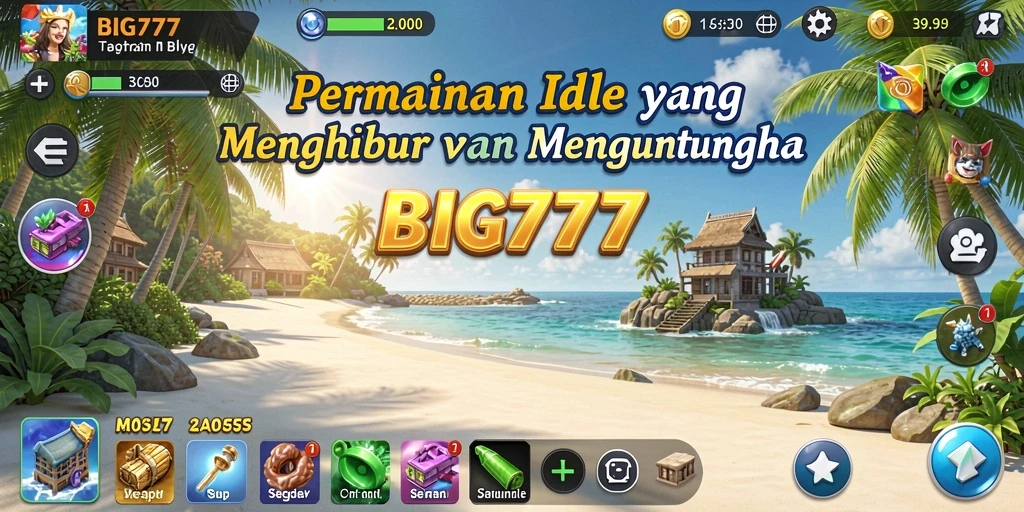 Tampilan gameplay Idle yang menarik dan dinamis.
