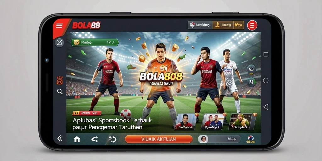 Tampilan gameplay aplikasi Sportsbook BOLA88 yang menarik dan interaktif.
