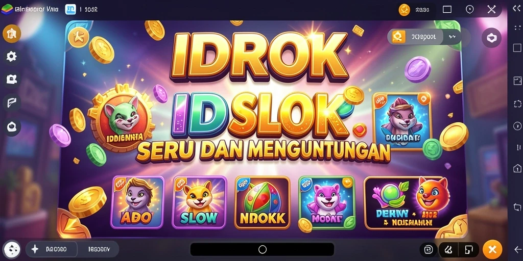 Tampilan gameplay menarik dari IDROK di layar smartphone.