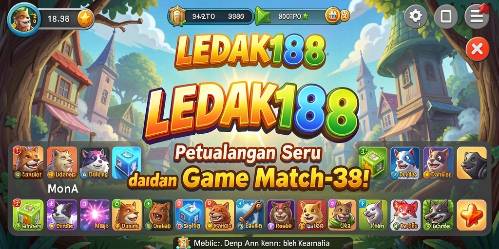 Tangkapan layar utama dari gameplay seru di LEDAK188