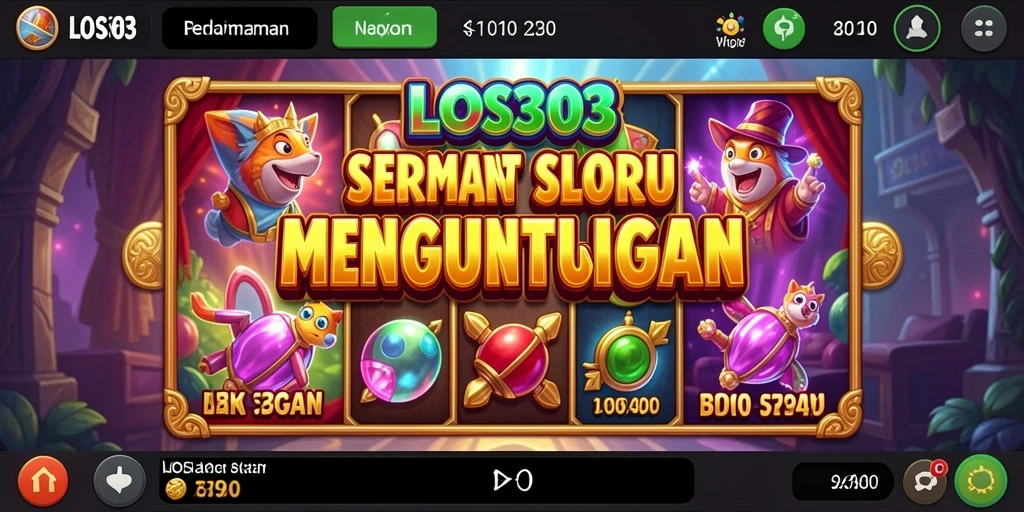 Tampilan menarik dari gameplay Slot LOS303 yang penuh warna.