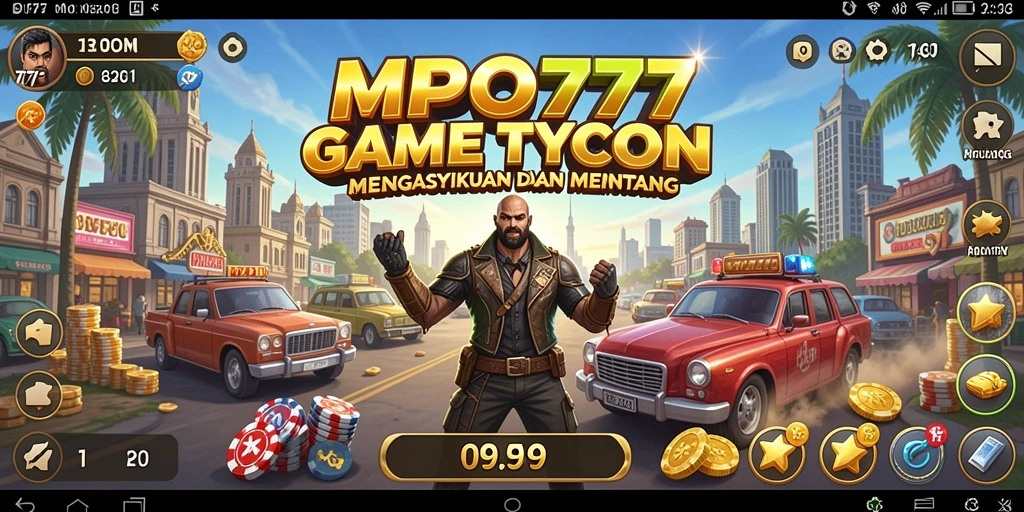 Menampilkan aksi seru dalam mengelola bisnis di MPO777.