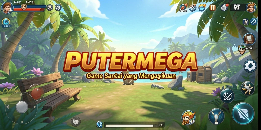Tampilan gameplay PUTERMEGA yang seru dan mengasyikkan.