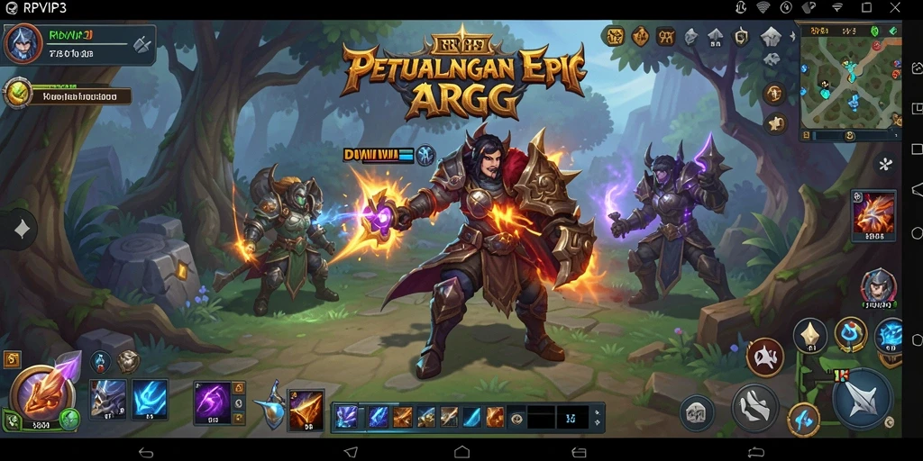 Gameplay RPVIP3 yang seru dan mendebarkan.