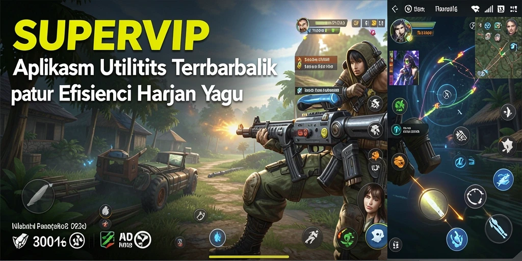 Screenshot dari SUPERVIP menampilkan antarmuka pengguna yang bersih dan fungsional.